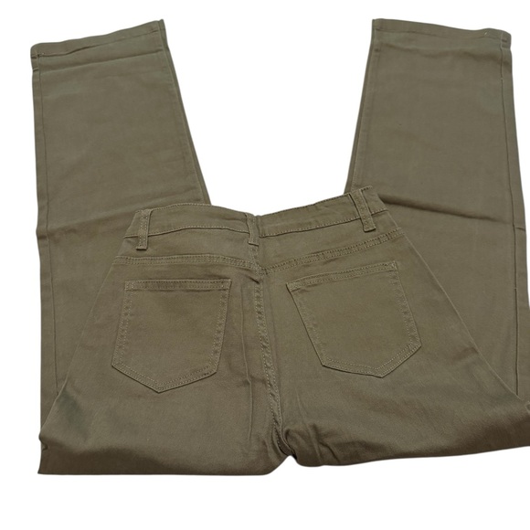 Boot Cut Army Green Jeans Women’s 98% cotton 2% spandex Size 4 - Picture 5 of 5